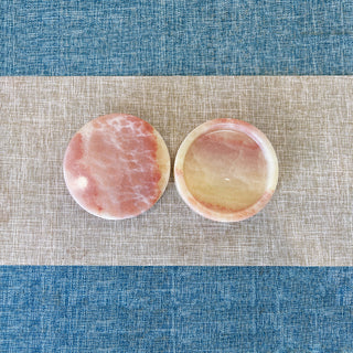 Natural Marble Coasters Set of 4 for Drinks - Marble Drink Coasters for coffee Table,Natural Red Dragon Jade Coasters 4 Pcs,Round Marble Cup Coasters