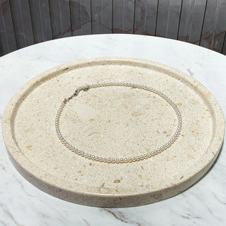 Luxury Natural Marble Round Tray Premium Home Decoration Marble Perfume Cosmetic Storage Tray