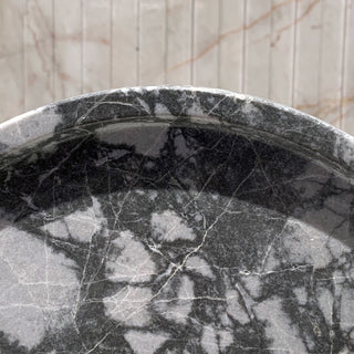 Natural Marble Round Storage Tray Jewelry Necklace Storage Tray Bathroom Desktop Decorative Ornaments